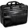 McKlein Franklin | 17” Leather Detachable-Wheeled Laptop Case - Black